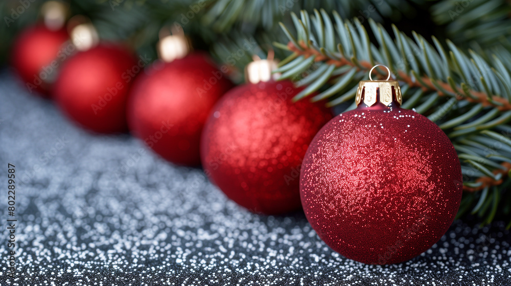 Obraz premium Christmas balls decoration