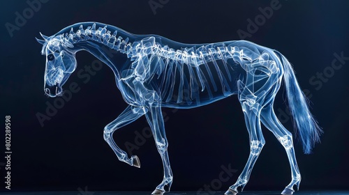 Horse In X-Ray