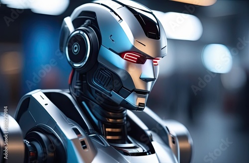 human robot closeup