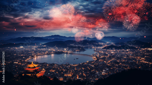 Fireworks Finale,Spectacular View Photo 004