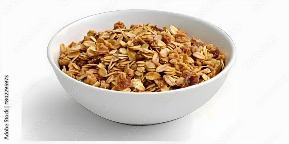 Product Shots on White Background, Bursting with Nuts, Raisins, and Crunchy Goodness Product Shots on White Background, Bursting with Nuts, Raisins, and Crunchy Goodness