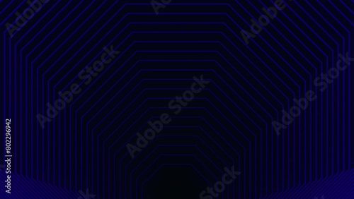 Abstract black and white pattern forms a visually captivating and intricate design with intersecting lines, creating a three-dimensional illusion and adding depth and dimension
