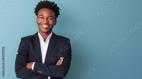 Confident Young Man in Suit photo