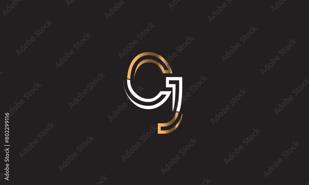CJ, JC, C, J Abstract Letters Logo Monogram CJ, JC, C, J Abstract Letters Logo Monogram