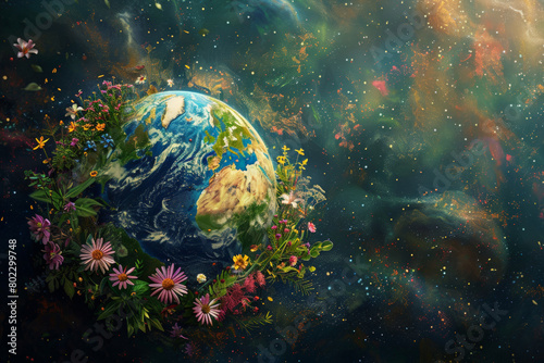 Fototapeta Naklejka Na Ścianę i Meble -  Earth Blossoms