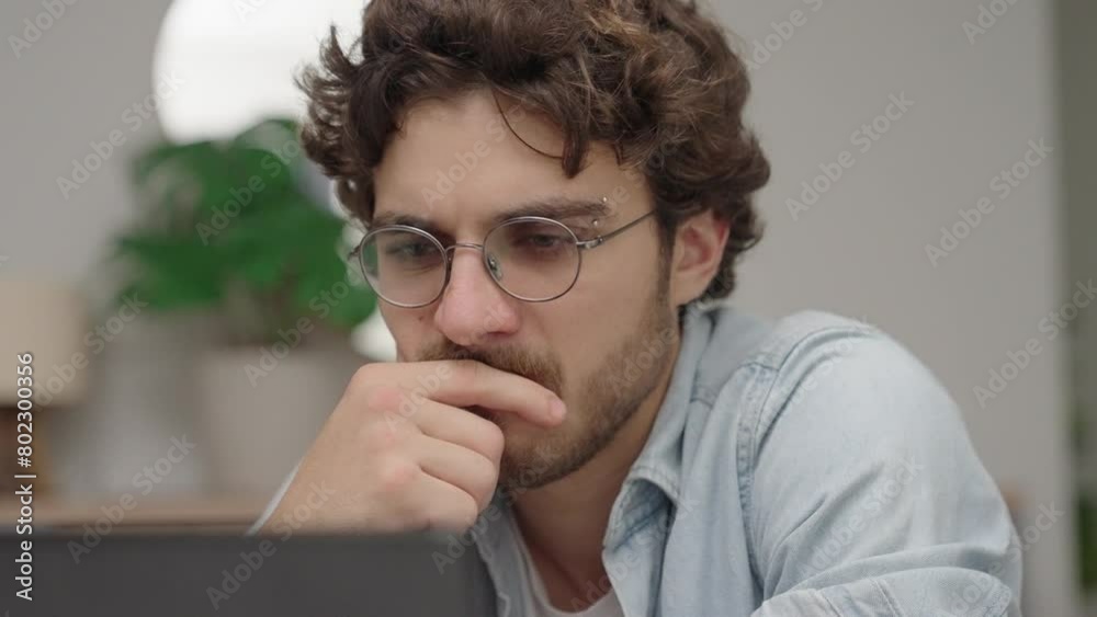 Thoughtful serious young caucasian man student writer sit at home office desk with laptop thinking of inspiration search problem solution ideas lost in thoughts concept dreaming looking away
Thoughtful serious young caucasian man student writer sit at home office desk with laptop thinking of inspiration search problem solution ideas lost in thoughts concept dreaming looking away