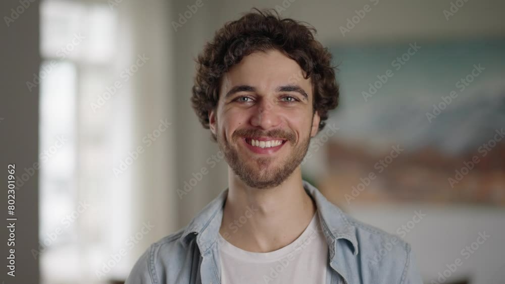 Smiling bearded millennial professional businessman looking at camera. Happy confident handsome smart young adult entrepreneur, leader, manager posing in office. Close up face view business portrait
Smiling bearded millennial professional businessman looking at camera. Happy confident handsome smart young adult entrepreneur, leader, manager posing in office. Close up face view business portrait
