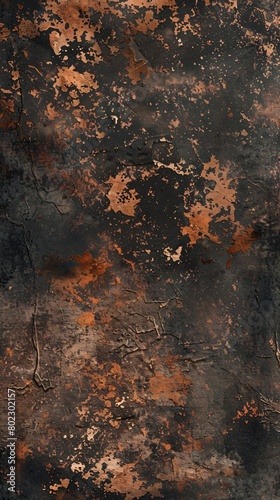 rustic aged patina on metal surface