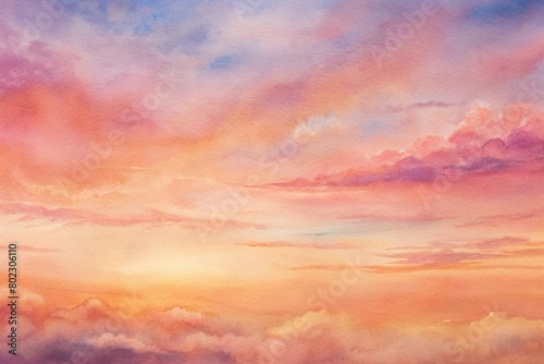 Peachy Sunset: Gentle peach and coral hues reminiscent of a warm sunset sky, perfect for adding warmth to designs.
 photo