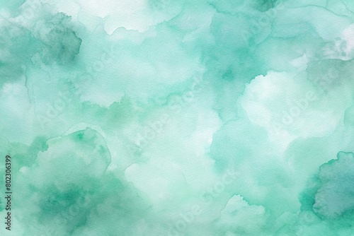 Mint Green Wash: Light shades of mint green blended together for a refreshing and calming effect. 