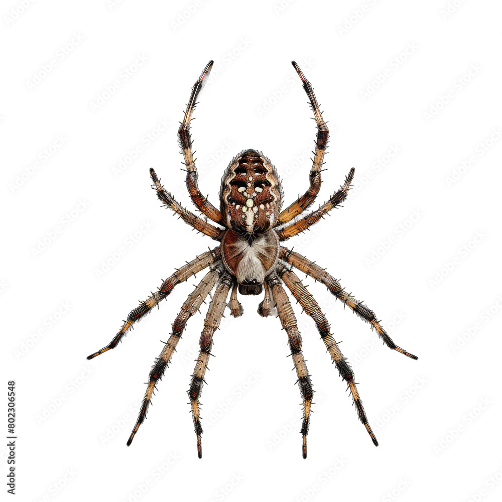 spider isolated on white spider isolated on white