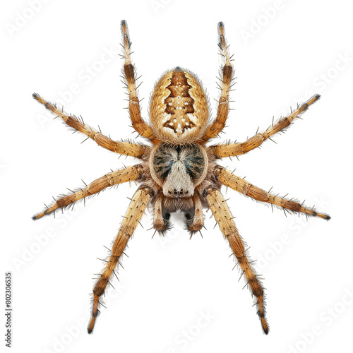spider isolated on white
