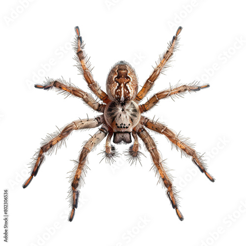 spider isolated on white