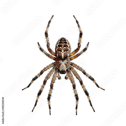 spider isolated on white