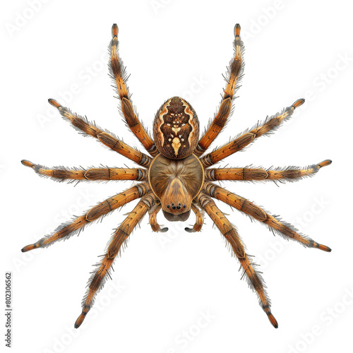 spider isolated on white