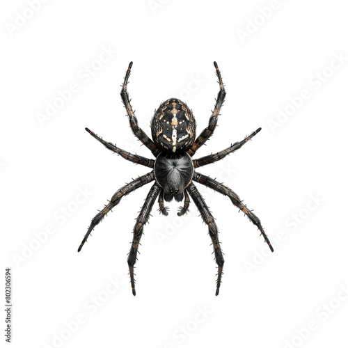 spider isolated on white
