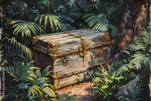 pirate treasure chest photo