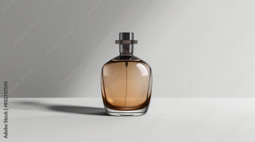 Sophisticated Amber Perfume Bottle with Sleek Design Sophisticated Amber Perfume Bottle with Sleek Design