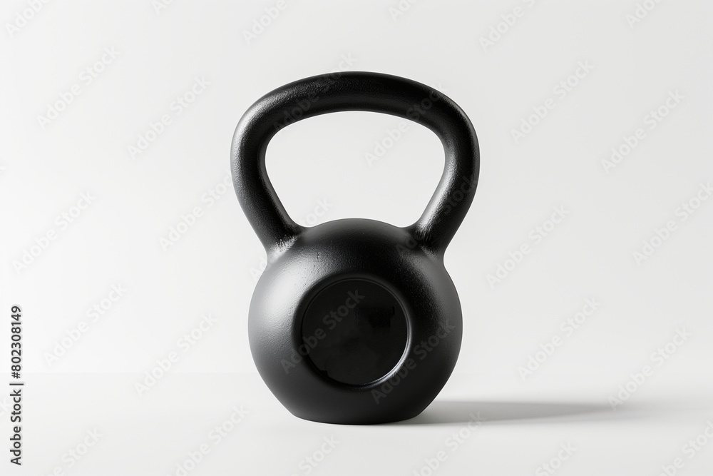 a large black kettlebell a large black kettlebell