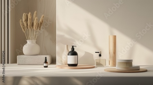 Modern Bathroom Accessories with Natural Textures