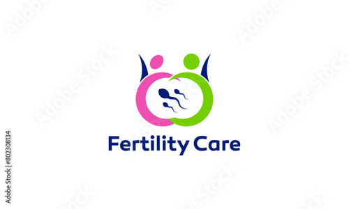 Fertility Care Logo Vector Template