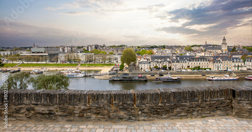 Ville d'Angers en pays de la Loire, France