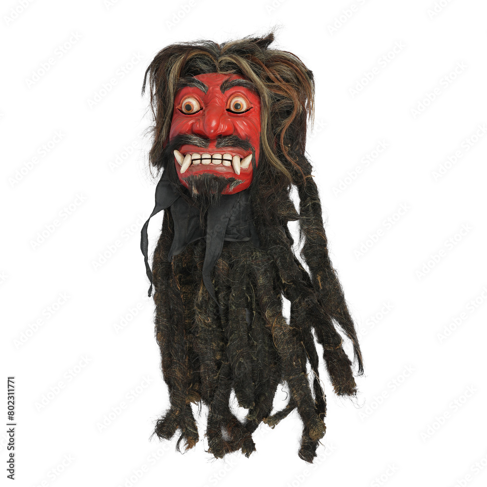 Wooden masks are an important part of Javanese traditional dance performances in Indonesia. These masks used to depict characters or spirits in the performances Wooden masks are an important part of Javanese traditional dance performances in Indonesia. These masks used to depict characters or spirits in the performances