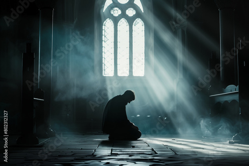 The praying man