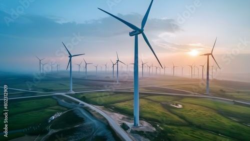 ESG Metrics in Green Energy Sectors: A Corporate Report on Sustainable Practices. Concept Environmental Impact, Renewable Energy, Sustainable Business Practices, Corporate Social Responsibility photo