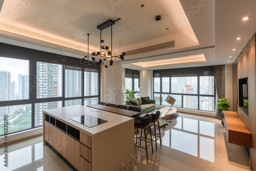 modern kitchen interior