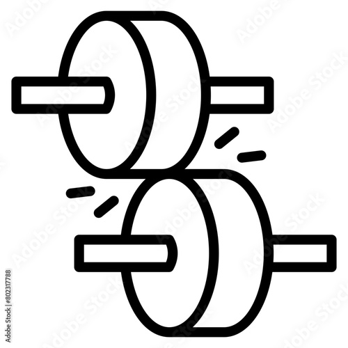 Friction  Icon Element For Design