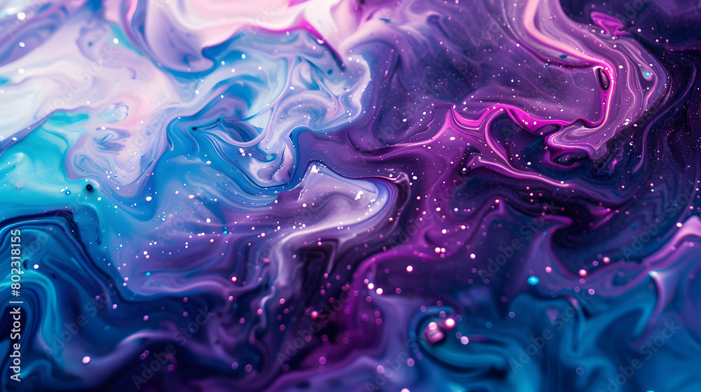 Obraz premium Purple and Blue Colors Abstract Background. Generative AI.