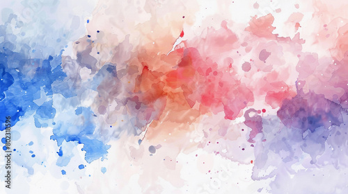 abstract beautiful multi coloured watercolor splash and stroke background.color shades art by drawn
