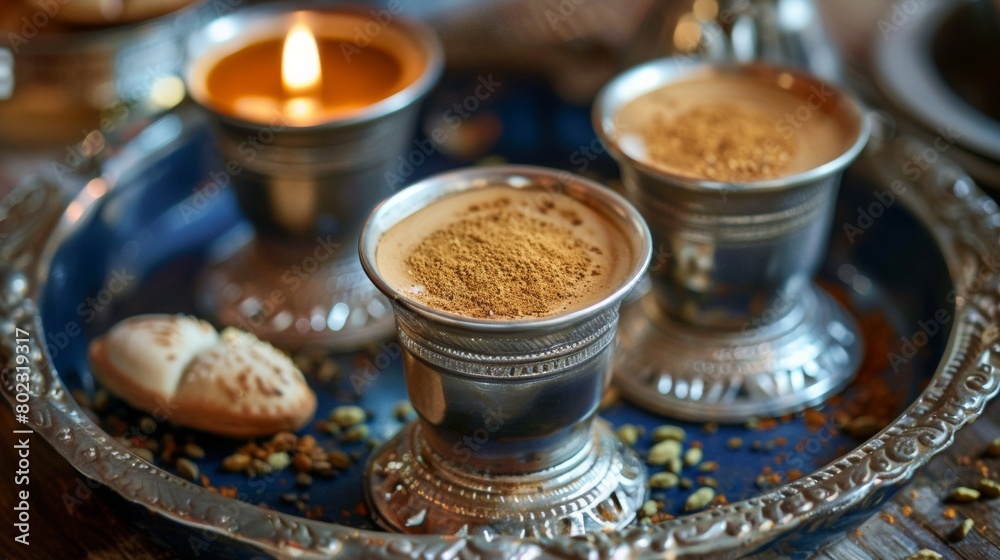 The cuisine of Bahrain. Bahraini coffee with cardamom. The cuisine of Bahrain. Bahraini coffee with cardamom.