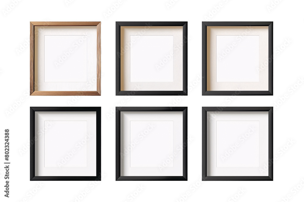 a group of black and white frames a group of black and white frames