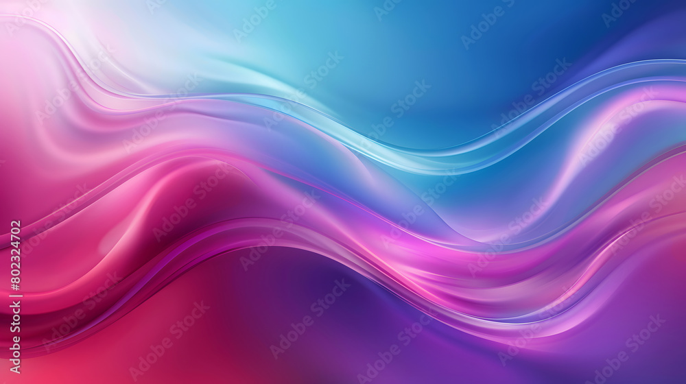 vibrant color flow pink blue purple red smooth gradient glowing color wave Background. Generative AI. vibrant color flow pink blue purple red smooth gradient glowing color wave Background. Generative AI.