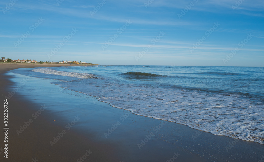 Obraz premium Playa de Isla Canela en Ayamonte