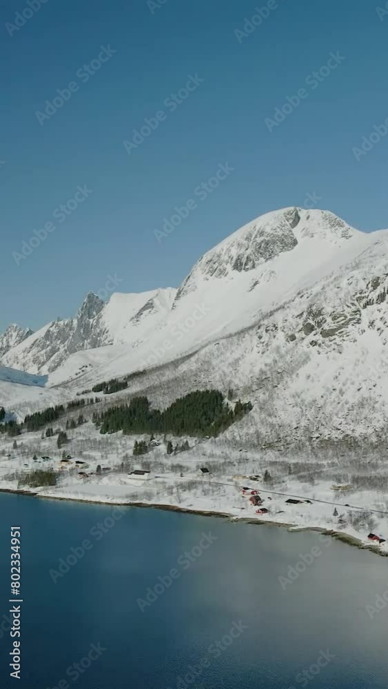Aerial view of beautiful Norway landscape Aerial view of beautiful Norway landscape
