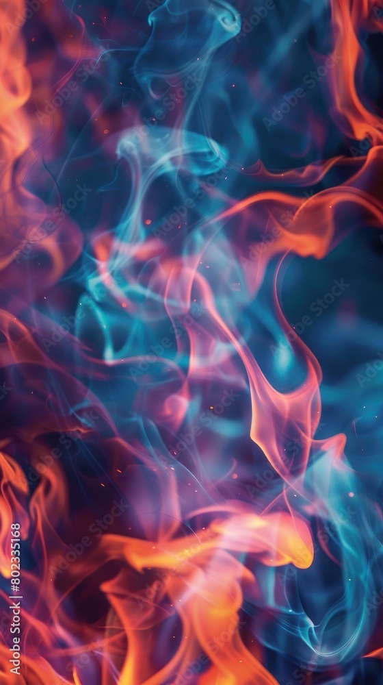A beautiful and unique digital art piece that looks like a mesmerizing fire A beautiful and unique digital art piece that looks like a mesmerizing fire