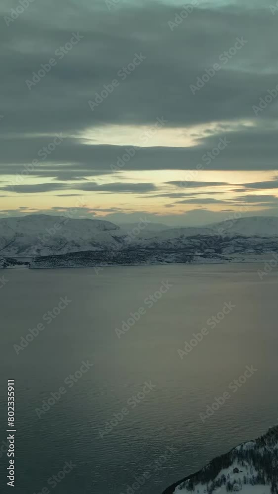 Aerial view of beautiful Norway landscape Aerial view of beautiful Norway landscape