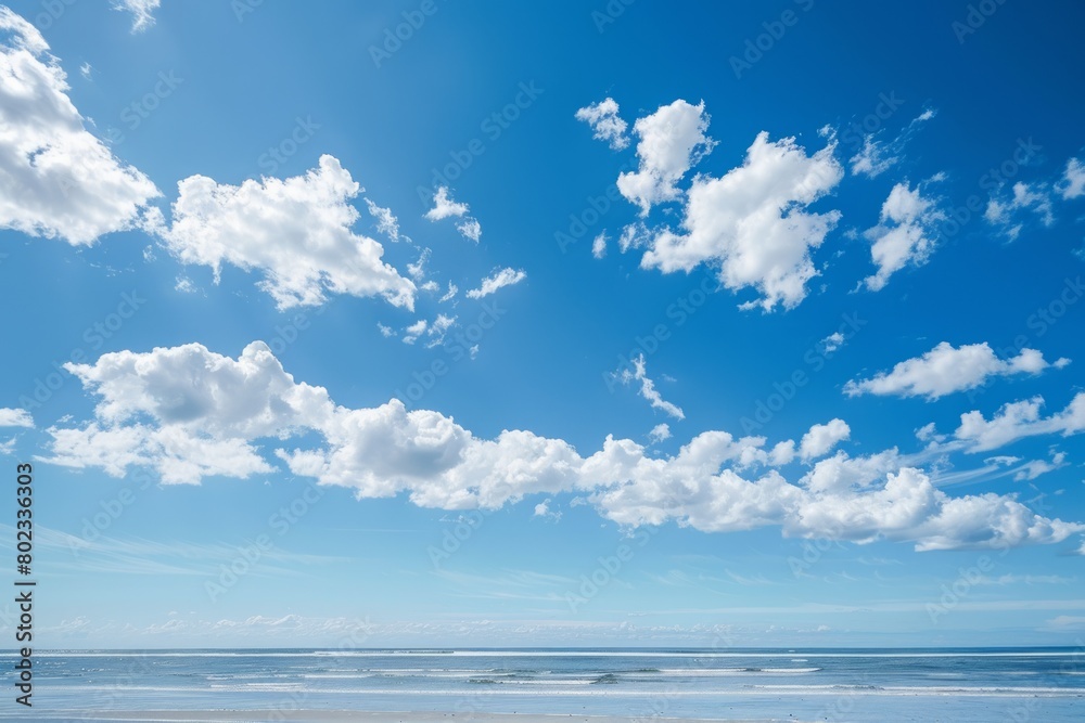 Fototapeta premium blue sky and sea