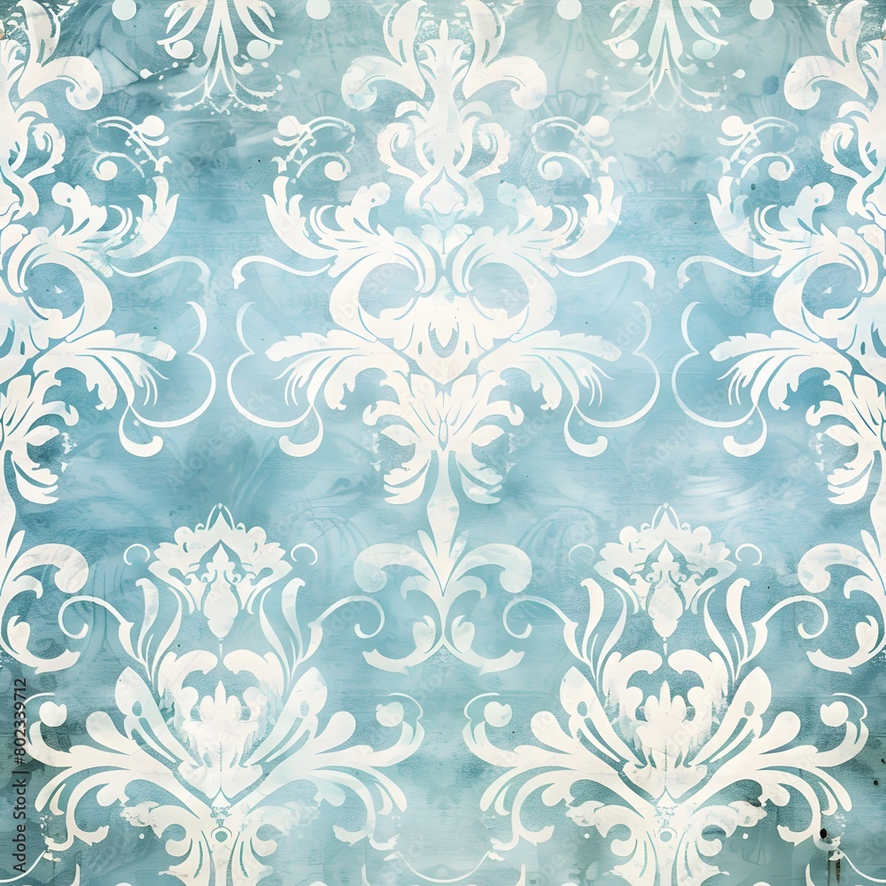 watercolor, light blue damask seamless pattern watercolor, light blue damask seamless pattern