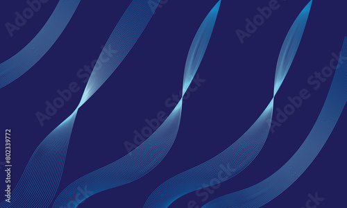 Wallpaper Mural Abstract background with colorful gradient. Vibrant graphic wallpaper with stripes design, 2D illustration of modern movement, blue gradient abstract wave background for poster, banner, presentation. Torontodigital.ca