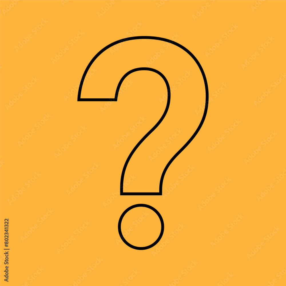 Question Mark. Question and Answer Concept. Vector Illustration. Question Mark. Question and Answer Concept. Vector Illustration.