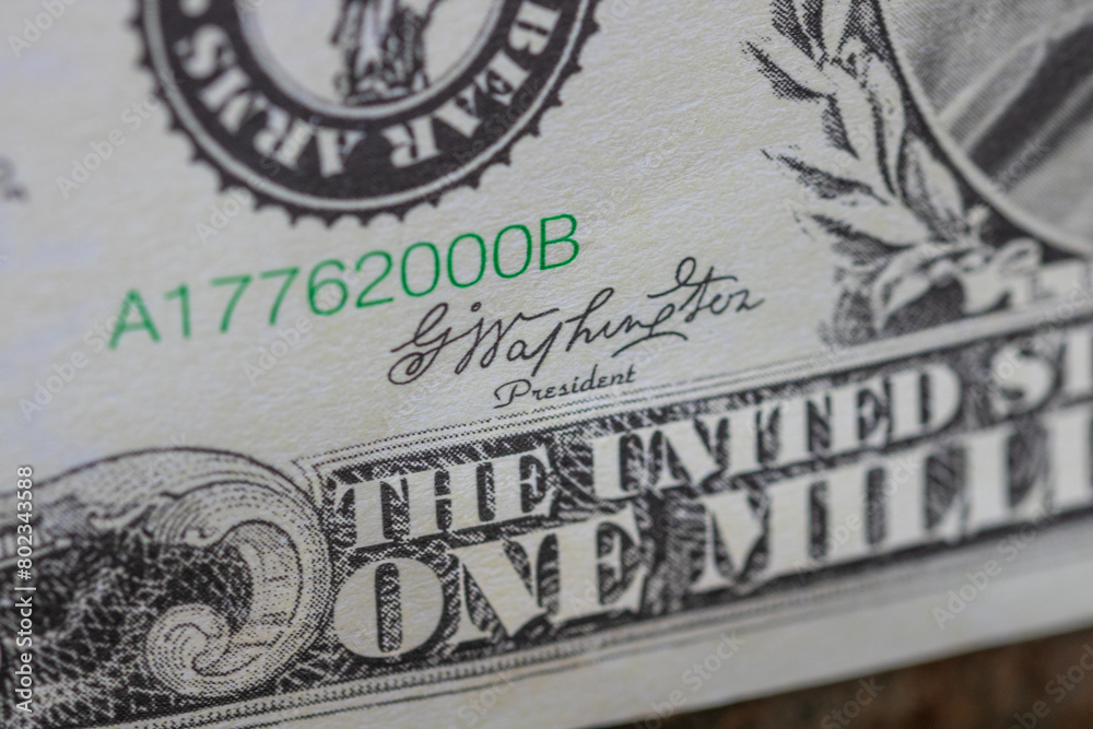 Fototapeta premium One million dollar bill