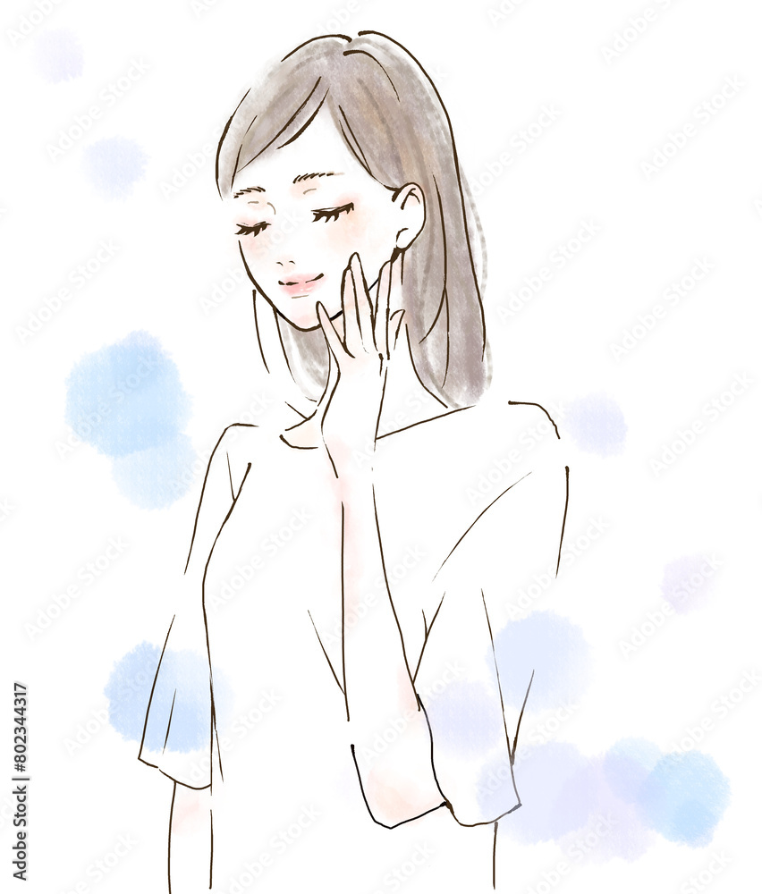 girl with hair