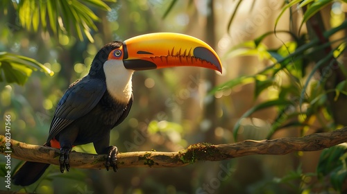 The toco toucan the largest and best known toucan species at forests photo