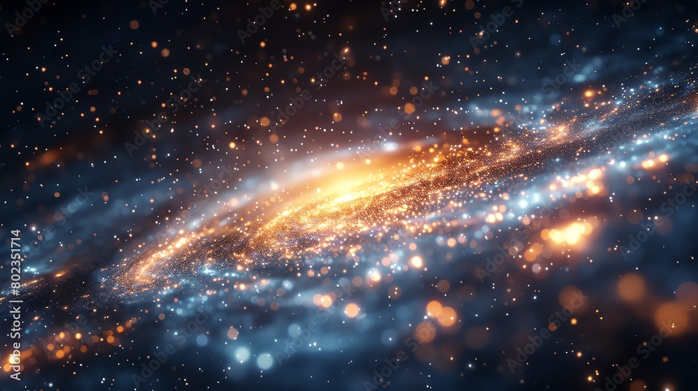 galaxy of Constellation, 3D render galaxy of Constellation, 3D render