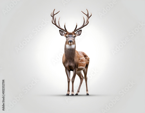 deer head isolated on white  deer  animal  mammal  antler  nature  wildlife  silhouette  christmas  cartoon  cute  buck