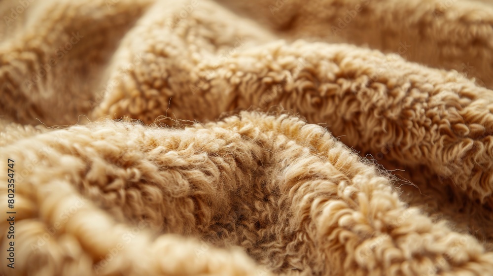 Fuzzy wool in a warm camel color lends a cozy and inviting texture to your design. Fuzzy wool in a warm camel color lends a cozy and inviting texture to your design.